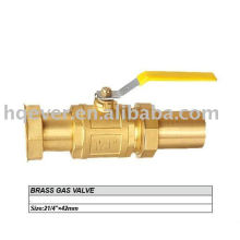 New style brass gas valve